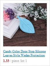 Конфеты цвет двери стоп силиконовые листья стиль Клин защиты ребенка безопасности Пробка DXAD