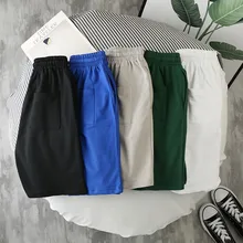 Male Casual Shorts Fresh Solid Color Trendy Sports Pants Trendy Casual Pants Three-Quarter Pants Running Basketball Clothing Male Casual Shorts Fresh Solid Color Trendy Sports Pants Trendy Casual Pants Three-Quarter Pants Running Basketball Clothing