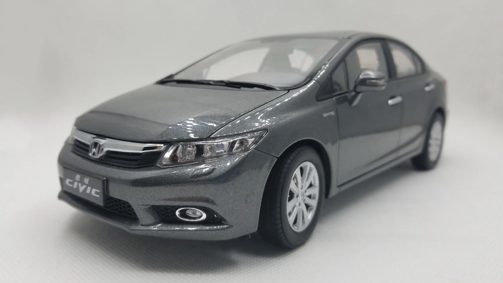 1:18 литья под давлением модель для Honda Civic 9 2014 серый редкий сплав игрушечная