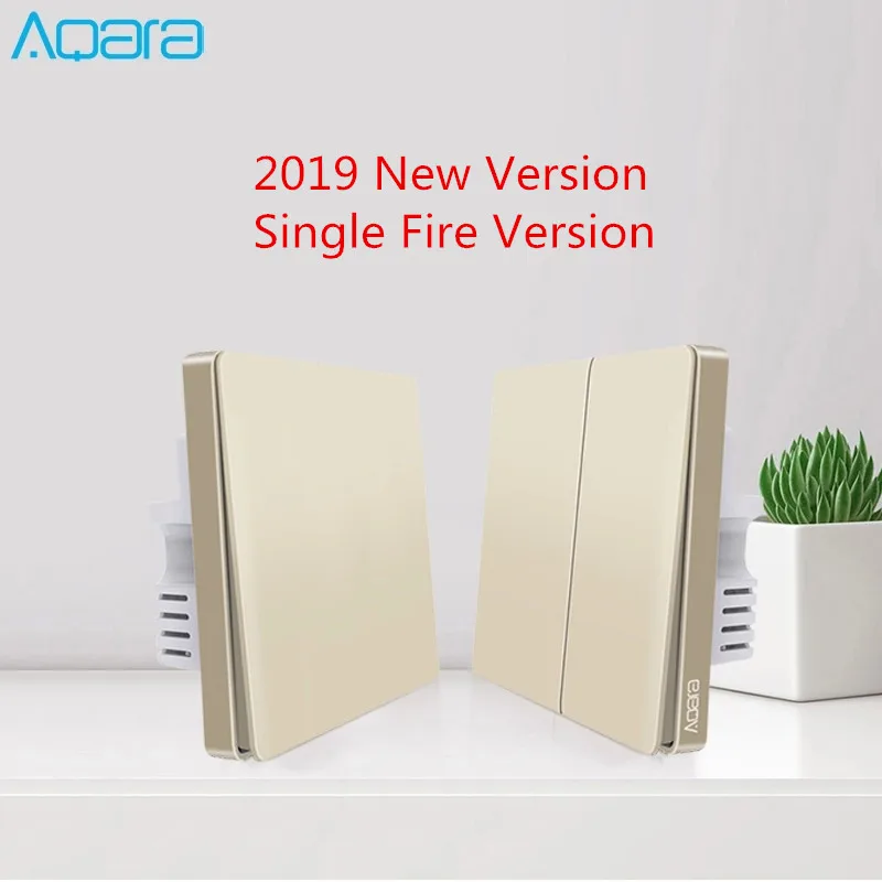 Беспроводной настенный выключатель Zigbee Aqara дистанционный смарт светильник с