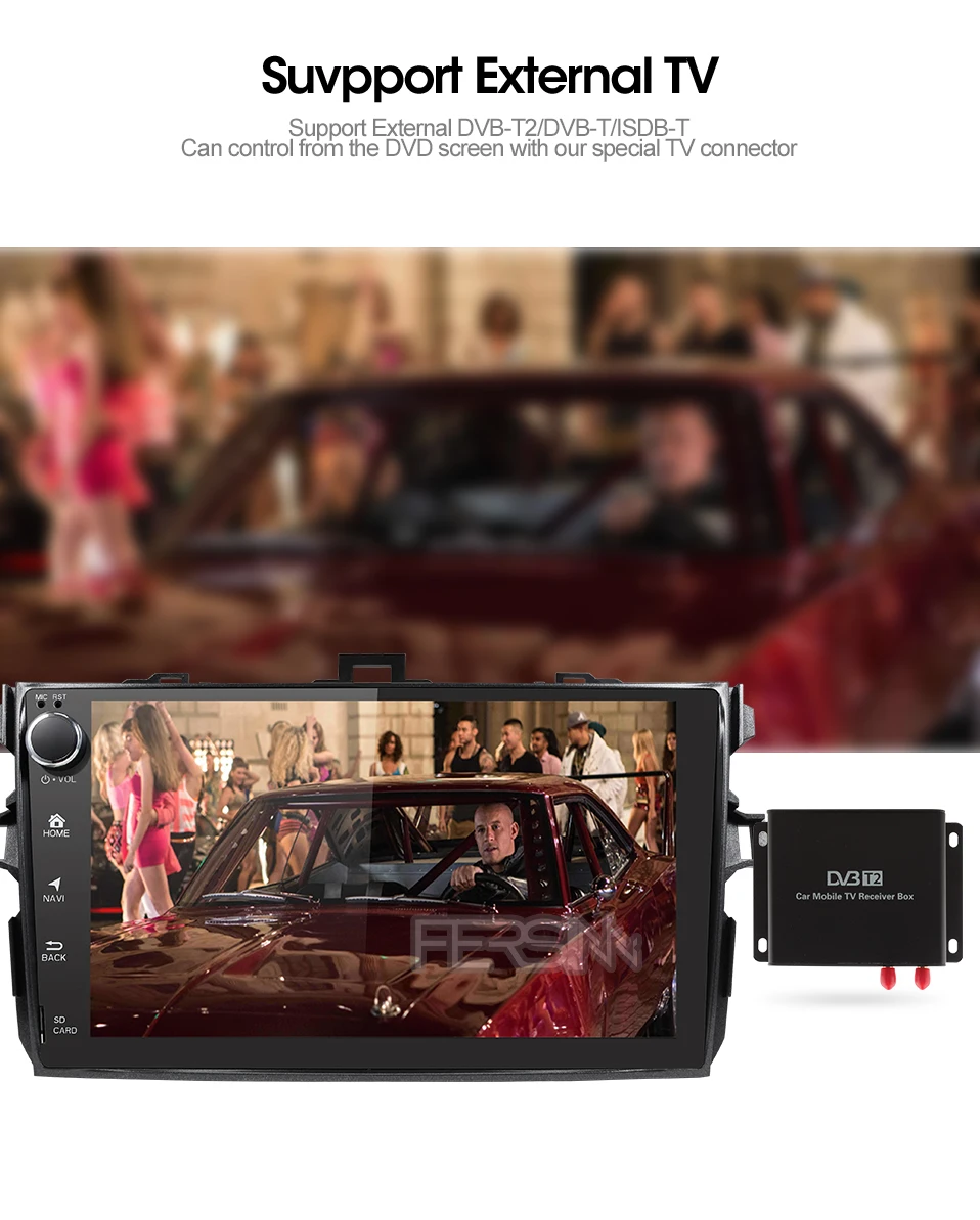 Автомобильный dvd gps навигатор для Toyota corolla 2007 2008 2009 2010 2011 Автомобильный dvd Радио gps стерео PX6 android 9,0