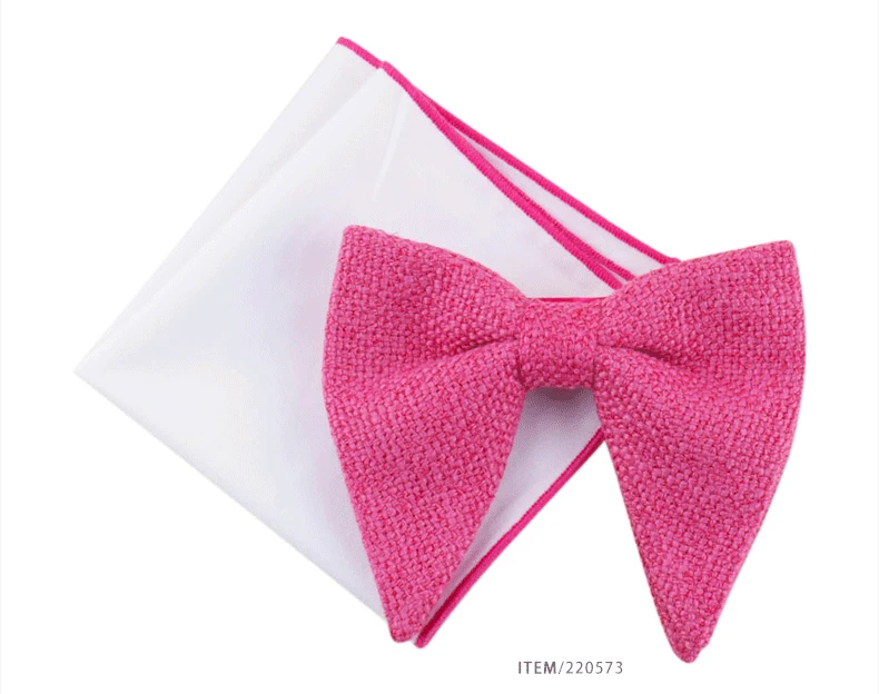 Вязаный Галстук-бабочка, мужское платье с большим бантом, шерстяной галстук-бабочка, однотонный цвет, мужской свадебный галстук-бабочка, острый угловой костюм