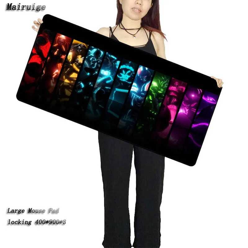  Large Lock Edge Rubber league of legends Custom Design Mouse Pads Computer Gaming Mousemats for LOL