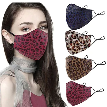 

Reusable Face Mask Fashion Washable Mascarilla Fashion Pm2.5 Breathable Leopard Print Mask Unisex Face Mask Reusable Mask #GM