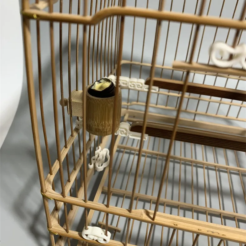 나무 새장 액세서리, 새 먹이, 아구창 새 매미 번데기 새 먹이 항아리, 매미 번데기 새 먹이 항아리, ZA717