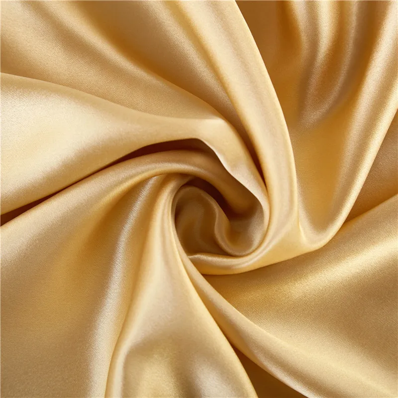 Шелковые ткани для платьев, блузок, шарфов, одежда 1,14 метров, чистый шелк, атлас, шармез, 16 мельница, одноцветные, высокое качество - Цвет: see chart