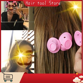 

20pcs Magical Magic Sleeping Curly Hair Silicone No Charge No Heating Hair Curler Egg Roll Wave Shape Soft Rubber Shape Curved