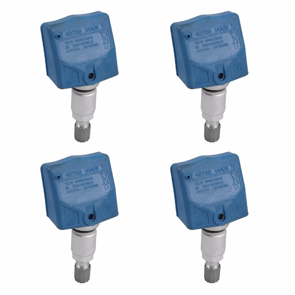 Autooutlet 4 шт. для Infiniti Nissan Датчик давления в шинах TPMS 315 МГц 40700-1AA0B 407001AA0B
