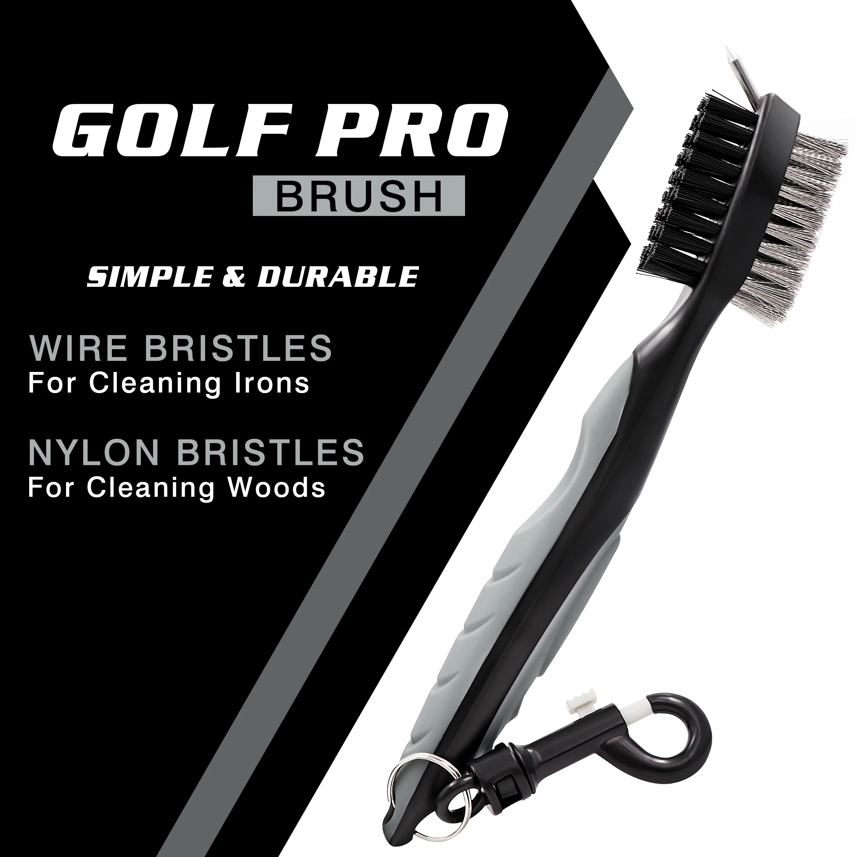 Champkey Luxury Golf Accessories Set Including Golf Brush,Golf Tees,Golf Score Caddy,Golf Divot Tool,Cap Clip,Ball Marker,etc.