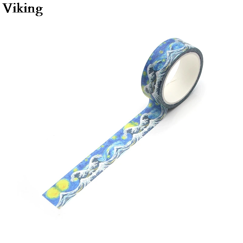 15mmX5m Kanagawa Wave Decorative Washi Tape Diy Stationery Sticker Masking Cool Adhesive G0128 | Дом и сад