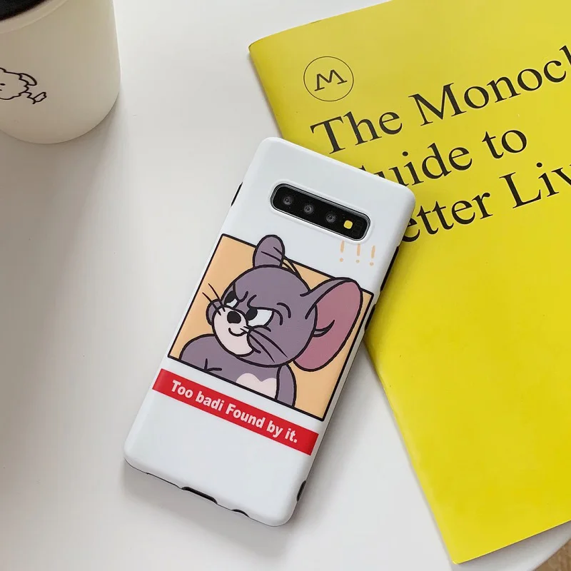 White YHBBCASES для samsung Note 10, 8, 9, забавные игровые мягкие чехлы для samsung Galaxy S10, 5G, S8, S9 Plus, парные чехлы с рисунками из мультфильмов - Цвет: White