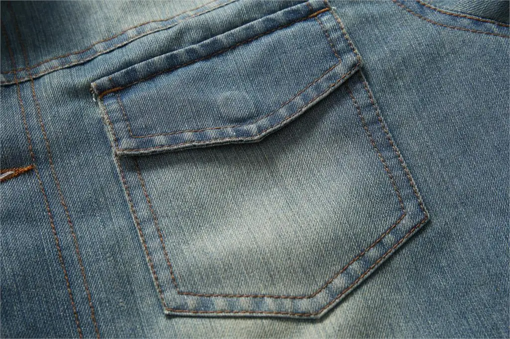 Мужская джинсовая куртка осень зима уличная Chaqueta размера плюс 6XL куртки и пальто толстый теплый меховой воротник одежда жилет Homme