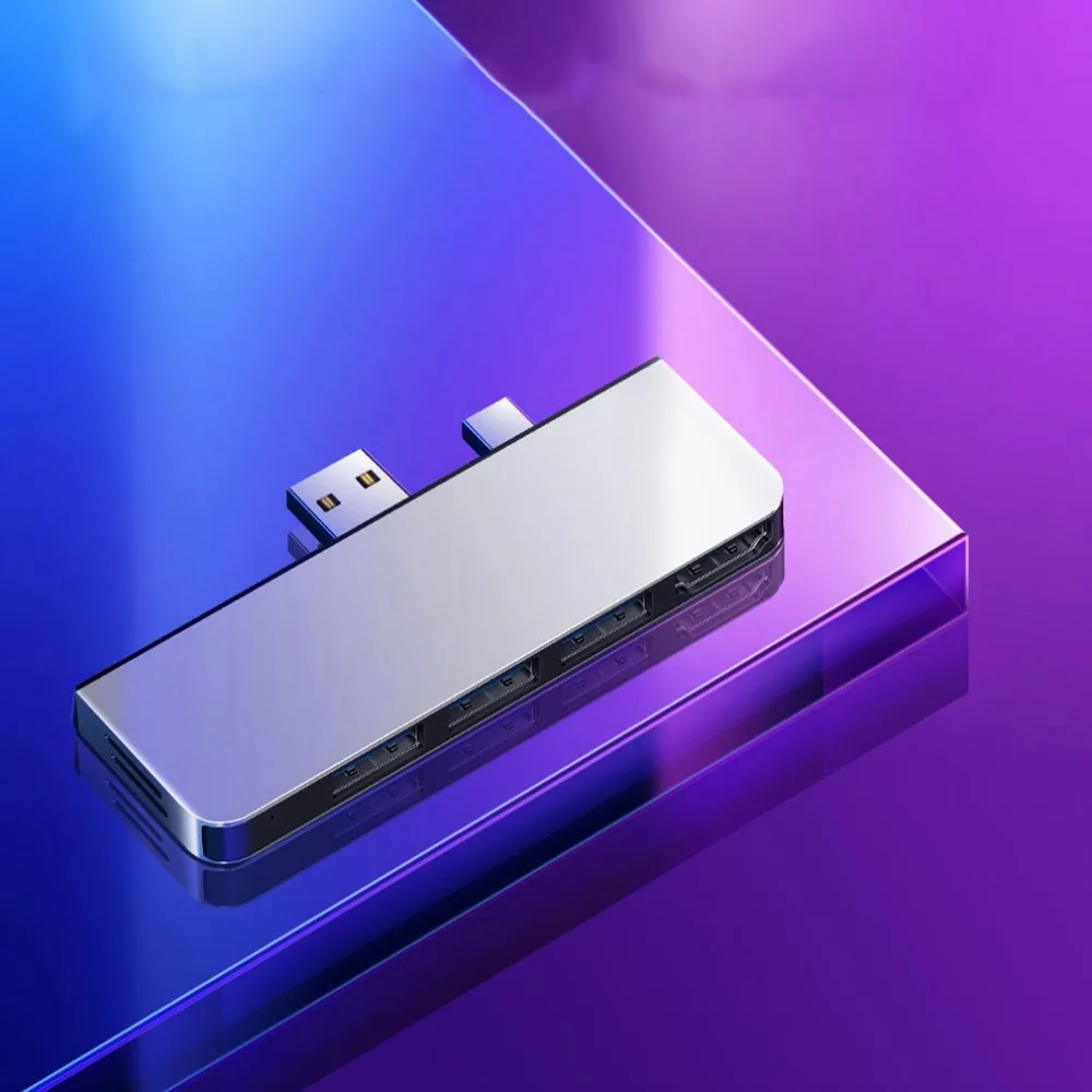 USB 3,1 type-C концентратор к HDMI адаптер 4K Thunderbolt 3 usb-хаб с 3,0 разъемом для чтения PD для MacBook Pro/Air