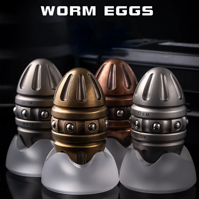 

Worm Egg Decompression Fingertip Top Titanium Alloy Push Egg Top Edc Adult Decompression Toy