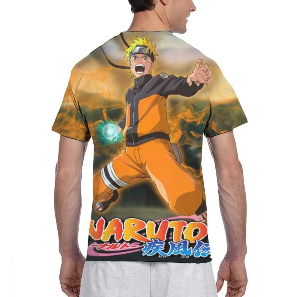Наруто на заказ японского аниме Наруто печать мультфильм изображение paiting Мужская футболка