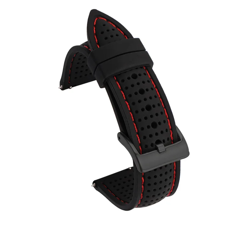 Silicone Sport Strap Waterproof Rubber Replacement Band