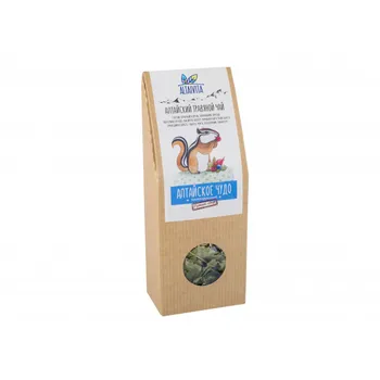 

"Altai Miracle", herbal tea placer in a Kraft box