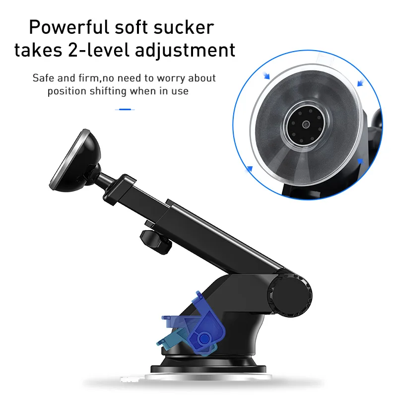 Телескопический автомобильный держатель для телефона Baseus iPhone|magnetic car phone holder|car
