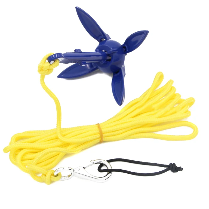 Newly Folding Anchor Fishing Accessories for Kayak Canoe Boat Marine Sailboat Watercraft BFE88