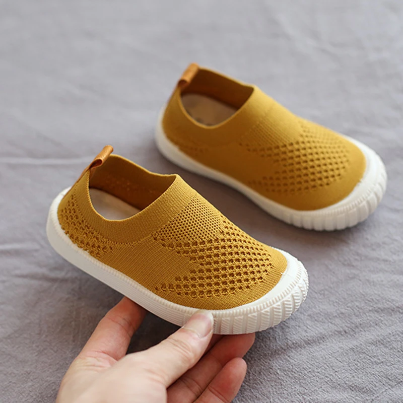 Baby shoes E Новая Осенняя Повседневная сетчатая обувь для новорожденных девочек и мальчиков Удобная Нескользящая детская обувь для малышей с мягкой подошвой - Цвет: Baby shoes E