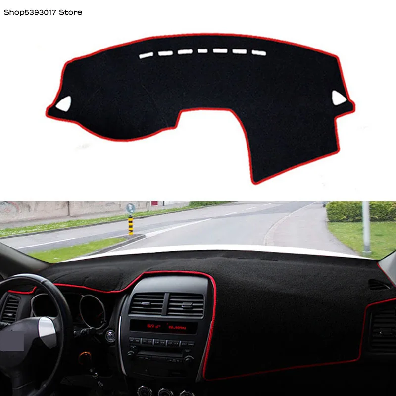

Car Center Console Dashboard Cover Dash Mat Non-slip Sun Shade Pad Protector Carpet Trim For Mitsubishi ASX 2013-2019 Stylings