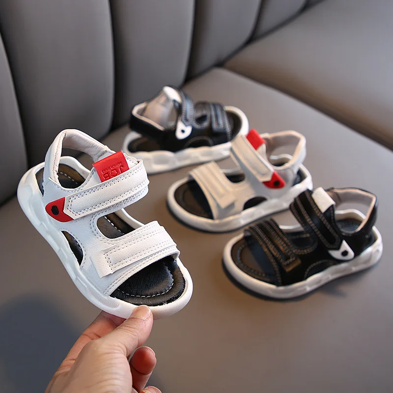 

2020 new summer children's shoes open toe boys' and girls' sandals sports PU leather boys' sandals girls sandals sandals
