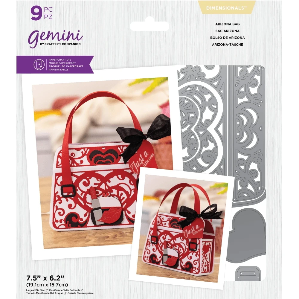 AliliArts Metal Cutting Dies Arizona Bag diy Scrapbooking Photo Album