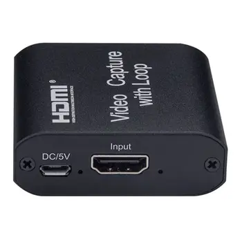

1080P 4K HDMI Video Capture Device HDMI to USB 2.0 Video Capture Card Dongle Game Record Live Streaming Loop Out New