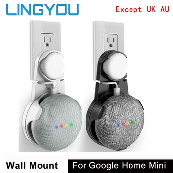 

Outlet Wall Mount Holder Cord Bracket For Google Home Mini Voice Assistant Plug In Kitchen Bedroom Portable Audio Stand