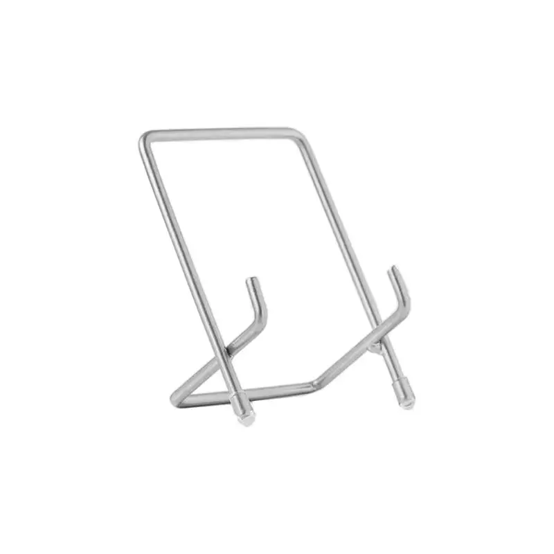 S Size Silver Настольная подставка для мобильного телефона, книги, газет, стойка для хранения, держатель для журналов - Цвет: S Size Silver