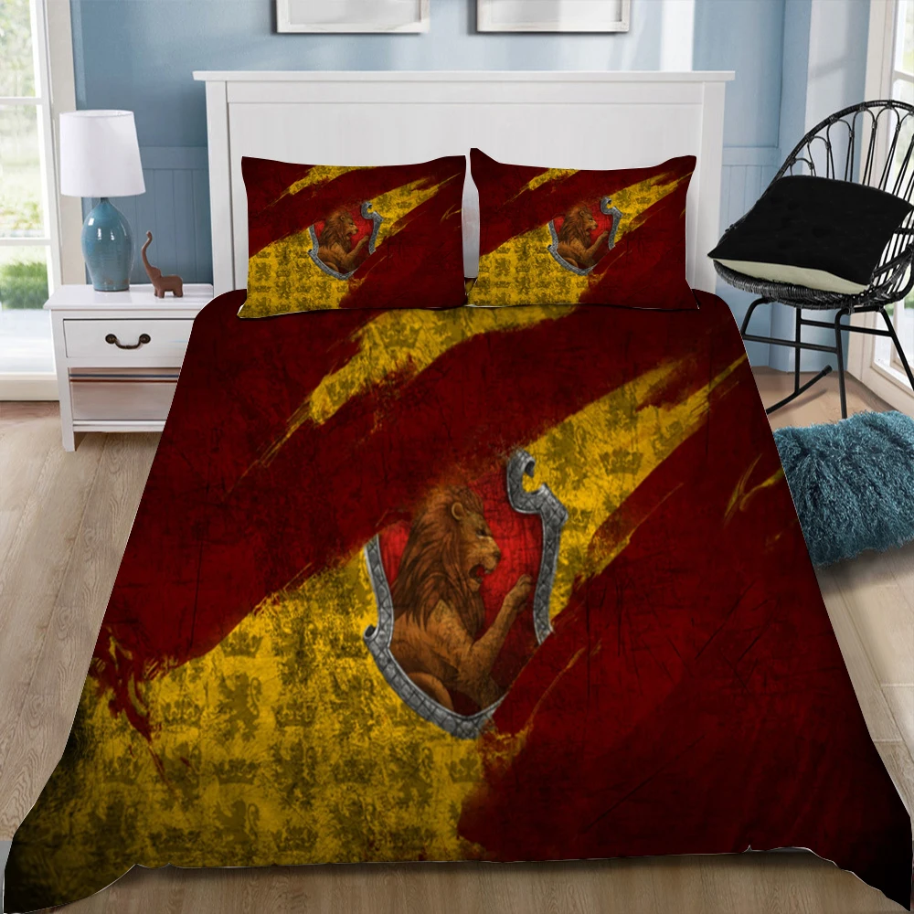 Комплект постельного белья с 3D принтом пододеяльник двуспальный двойной