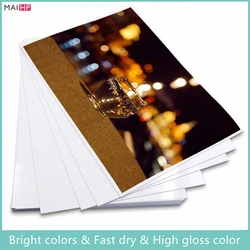 20 Sheets 260G 4R High-Quality Inkjet Glossy Waterproof Glossy Photographic Studio Print 10x15 cm Photo Paper For Inkjet Photos
