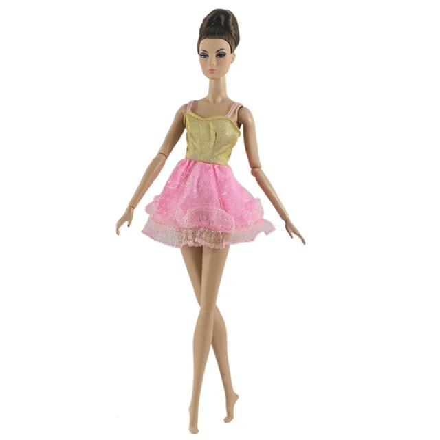 Conjunto Traje De Dança Para Bonecas Barbie Roupas Casaco Calças