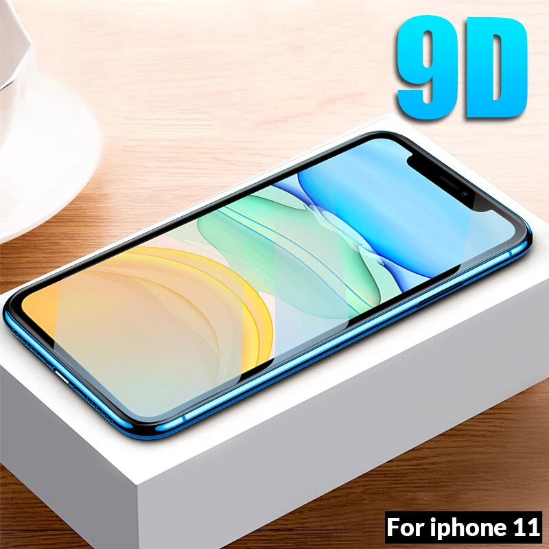 

Tempered Glass For iPhone 11 Pro 2019 Protective Glass on the aiPhone 11 Pro Max iphone11 360 Full Glue Safety Screen Protector