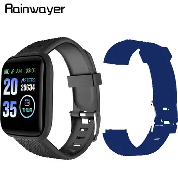 

116 Plus Smart Wristband D13 Sports Fitness Bracelet D18 Smart Bracelet Blood Pressure Measurement Pedometer Smartband Watch