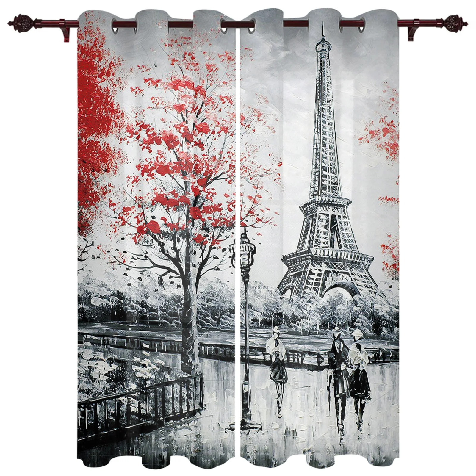 Home Classics Paris Noir Eiffel Tower Shower Curtain for sale online 