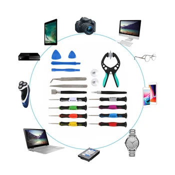 

17PCS Mobile Phone Repair Tools Kit Opening Tool Screwdriver Set LCD Screen Opening Suction Cup Phone Repair Tools Kit