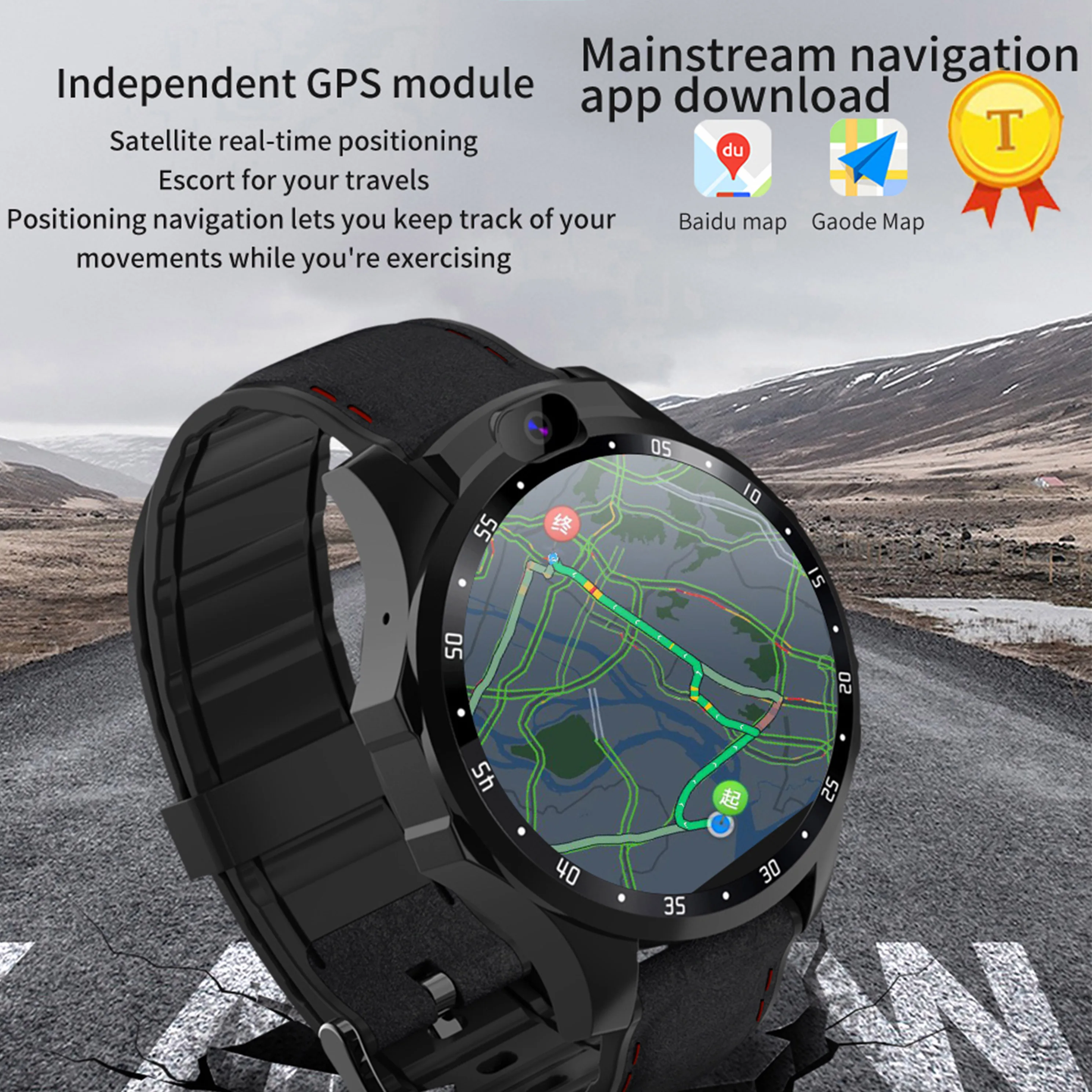 Precise Navigation Map Bluetooth Smart Watch Heart Rate Monitor Smartwatches Weather Forecast Outdoor Activity Sports Wristwatch 