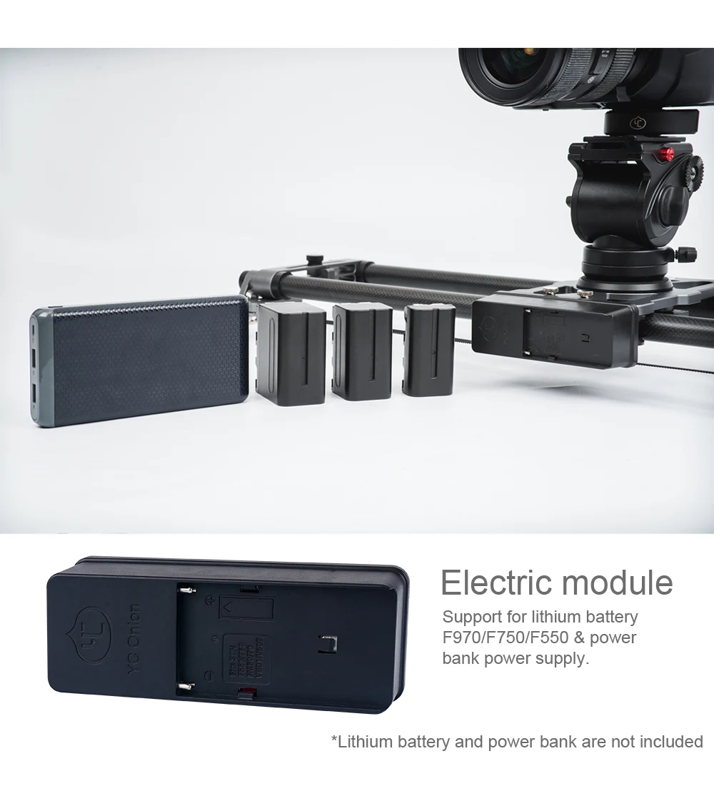 YC UI Track Camera Slider Koolstofvezel Verstelbare Hoek Buis Follow Focus Pan voor Stabilizer DV DSLR Camera Video Schieten