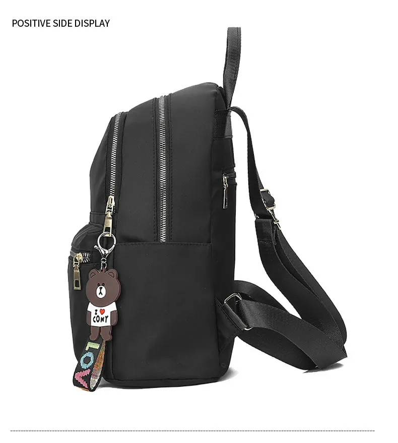 Простой женский школьный рюкзак с котом, водонепроницаемый Оксфорд, рюкзаки, школьные сумки для девочек-подростков, Mochila для женщин