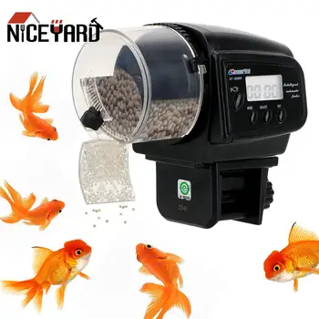 

100ML Automatic Fish Feeder with Timer LCD Display Feeding Dispenser Auto Feeders Aquarium Fish Feeder For Aquarium Fish Tank