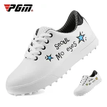 PGM обувь для гольфа для девочек; водонепроницаемые дышащие кроссовки для мальчиков; Детские нескользящие легкие кроссовки с мягкой подошвой