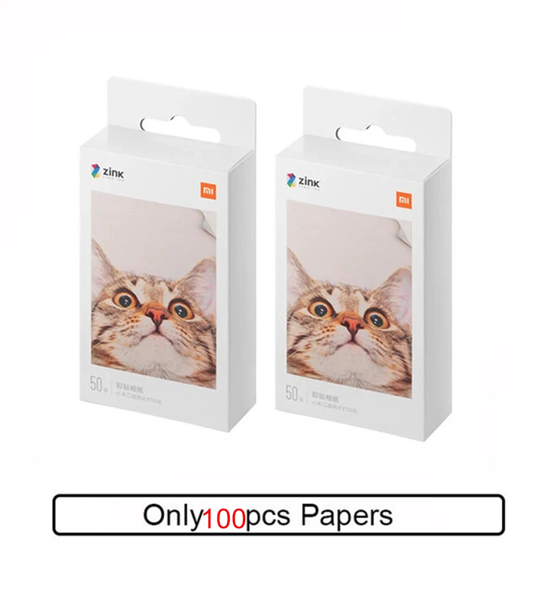 Newest Printer Xiaomi ZINK Pocket Printer Paper Self-adhesive Photo Print  Sheets Xiaomi 3-inch Mini Pocket Photo Paper 
