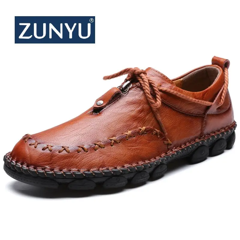 ZUNYU/новая весенняя Повседневная обувь мужские модные лоферы мужская