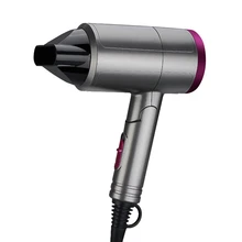 Mini Folding Hair Dryer Thermostatic Negative Ion Hair Dryer Powerful Professional Blow Dryer EU Plug