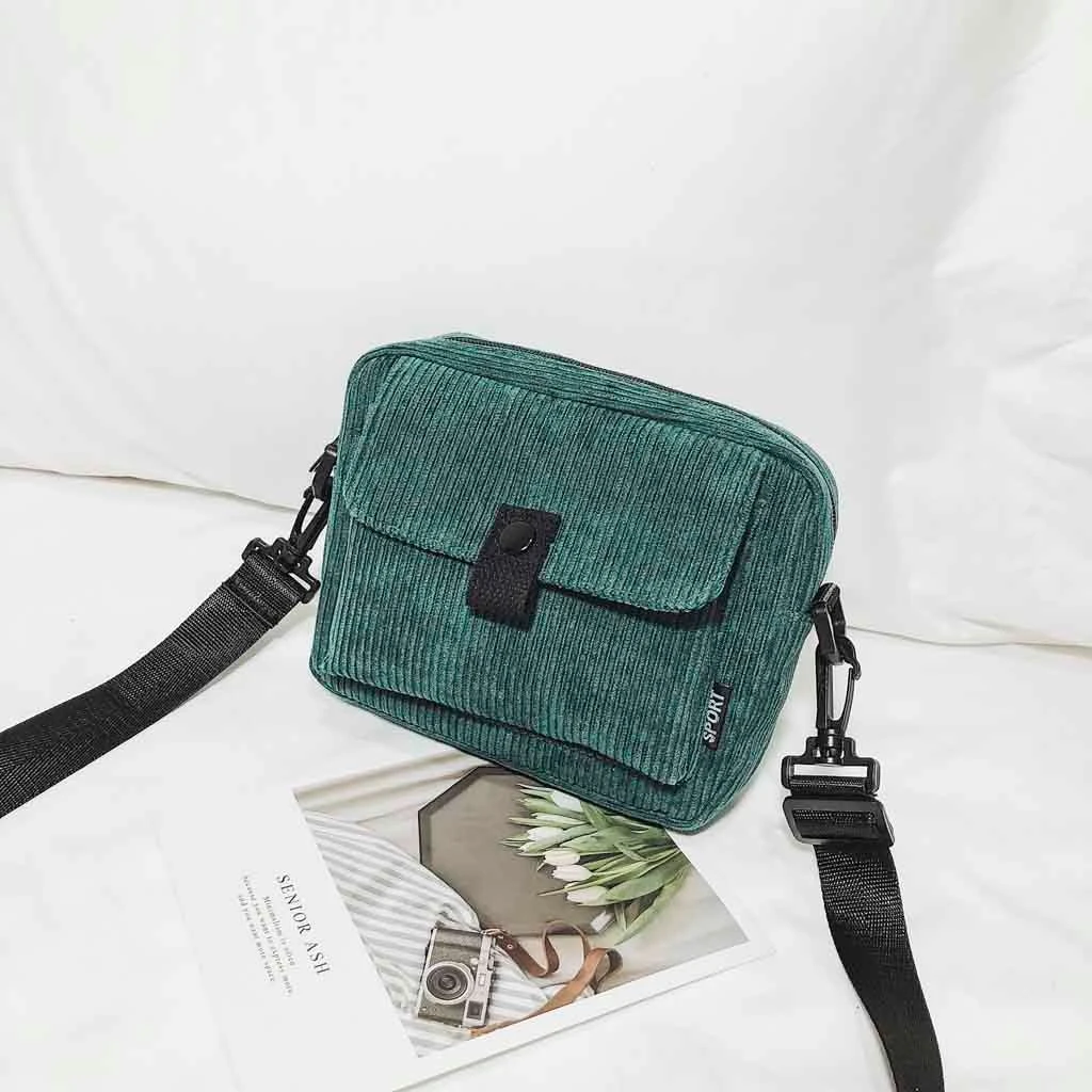 Aelicy Messenger Package New Fashion Women Corduroy Female Bag Female Phone Bag Shoulder Bag For Ladies Bolso Mujer 1025