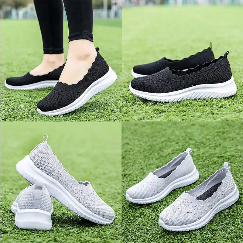 Женские кроссовки для бега без шнуровки красные спортивные на платформе