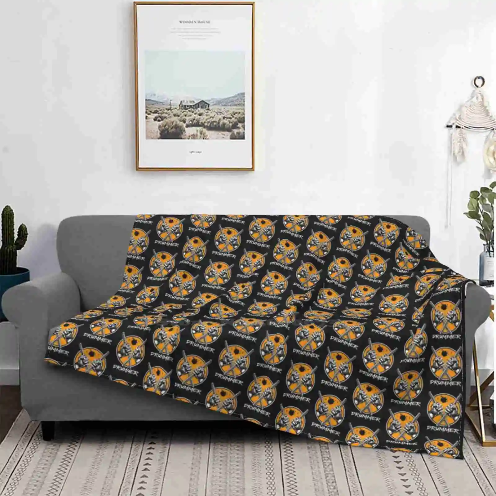 

Drummer Drumsticks Drumming Drum Music Instrument Air Conditioning Blanket Soft Throw Blanket Drummer Drum Drumming Drumsticks