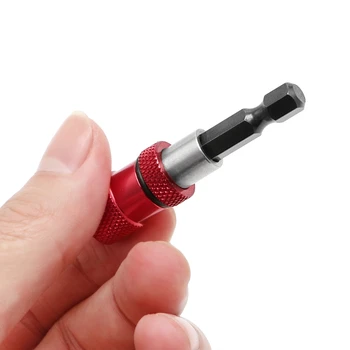 

3Pcs 1/4" Hex Shank Magnetic Quick Release Screwdriver Drill Bit Holder Adapter