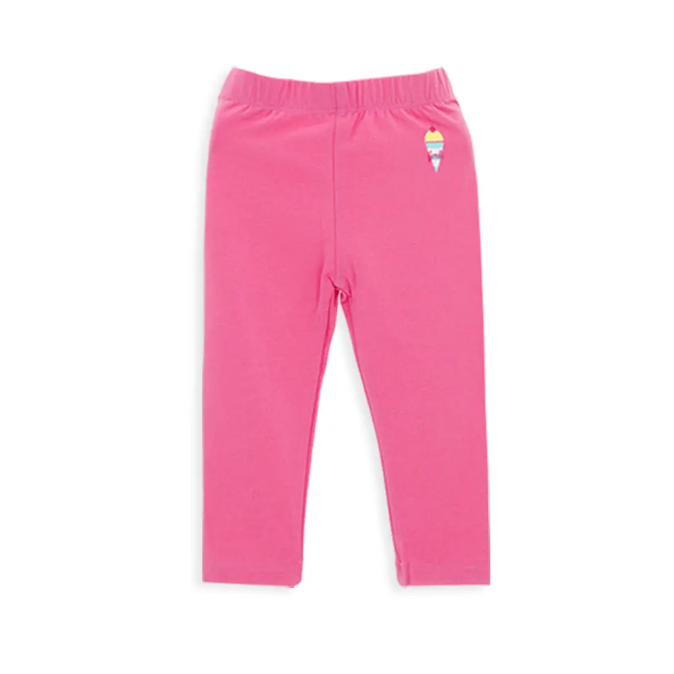 

honeyzone Kids Girl Leggings 100% Cotton Printing Loose Full Length Children Girl Jogging Pants Toddler Girl Clothing
